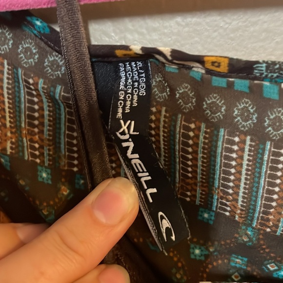 O’Neill flowy brown top. Brown cami included - Picture 2 of 6